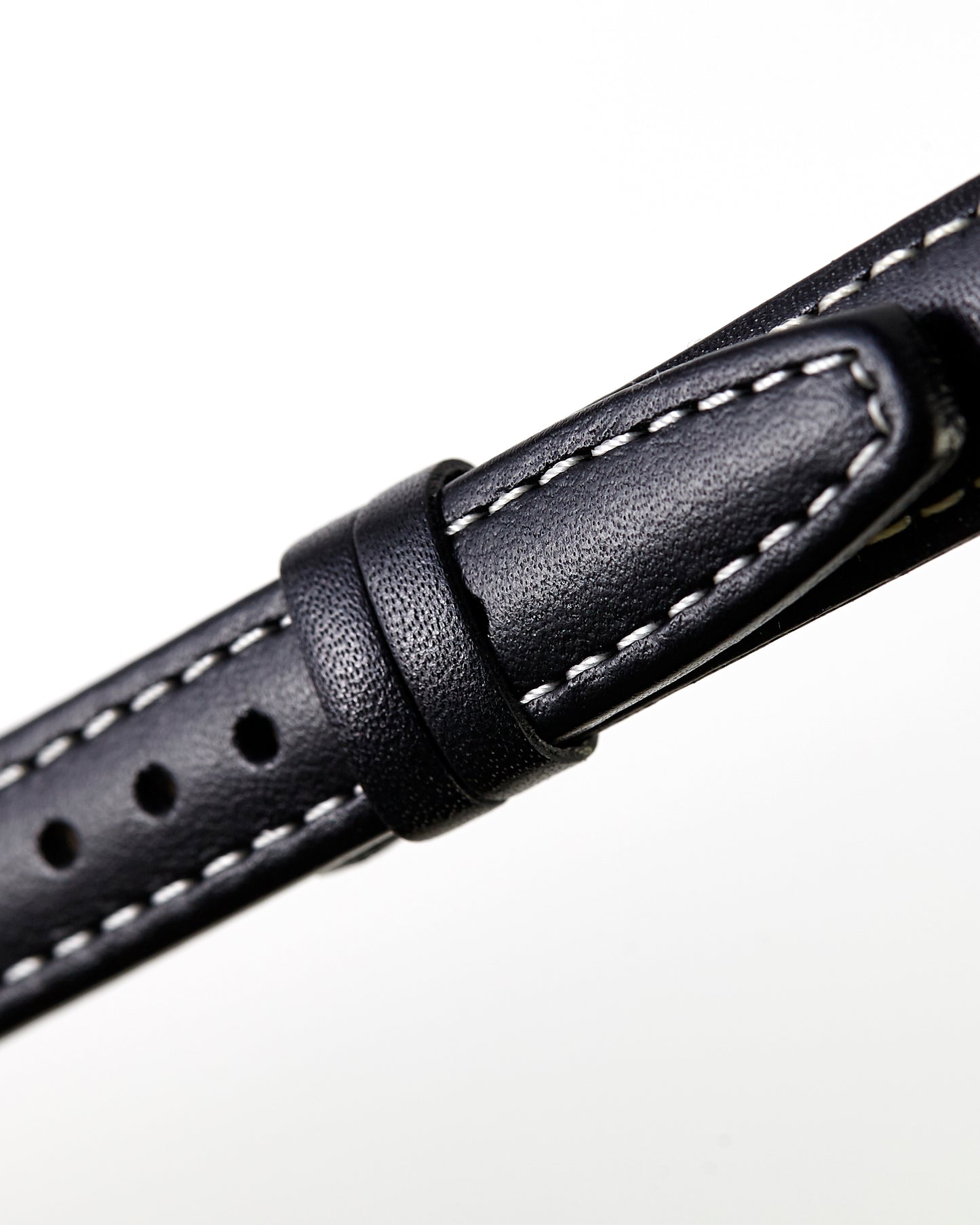 Ecclissi 14mm x 12mm Black Leather Strap 21770