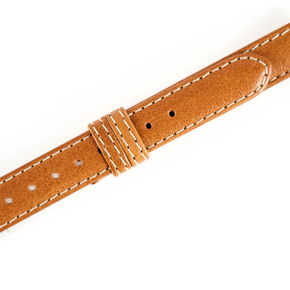 Ecclissi 12mm x 12mm Tan Leather Ladies Strap 23680