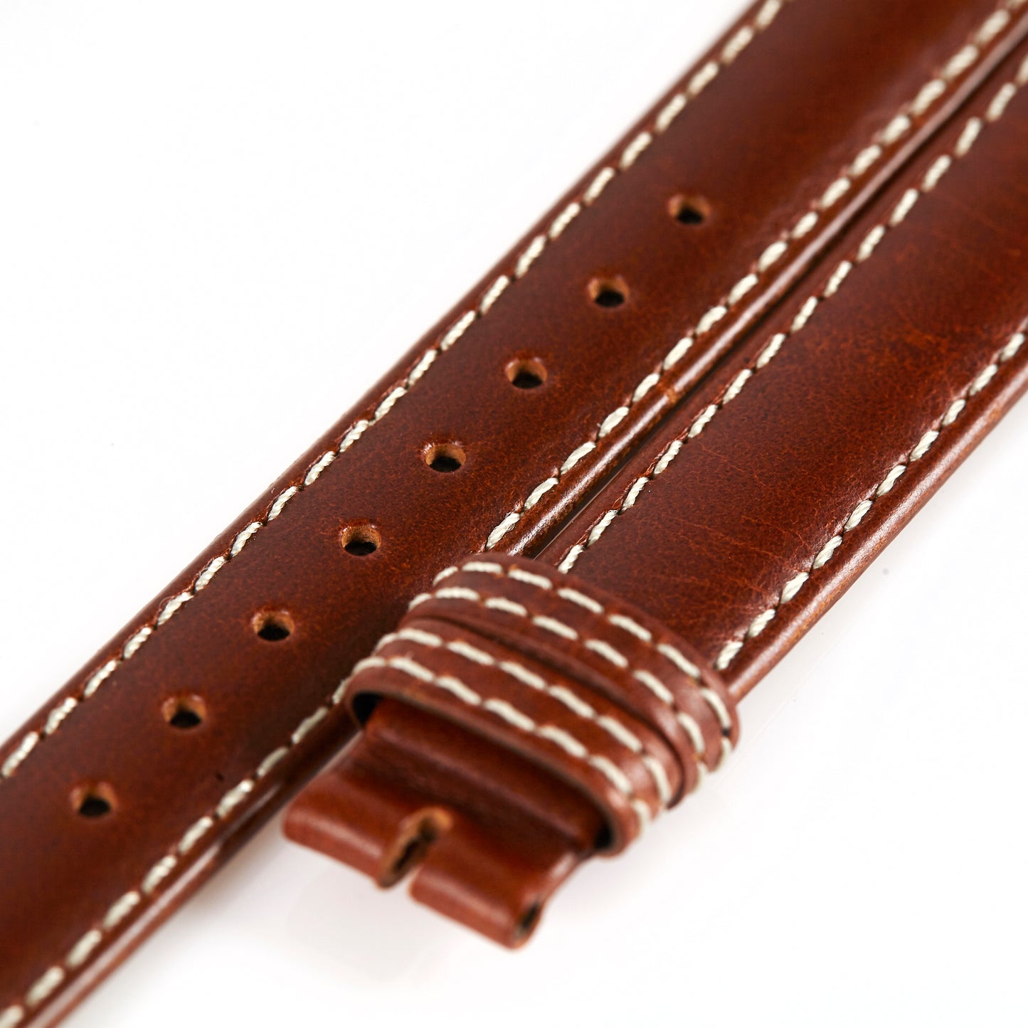 Ecclissi 12mm x 12mm Brown Leather Ladies Strap 23680