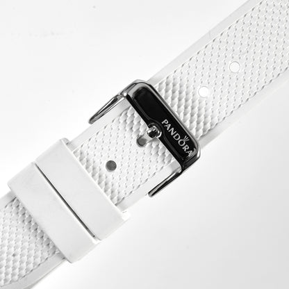 Pandora Imagine Grand C SW1014 Rubber White Strap with Buckle 20mm x 18mm