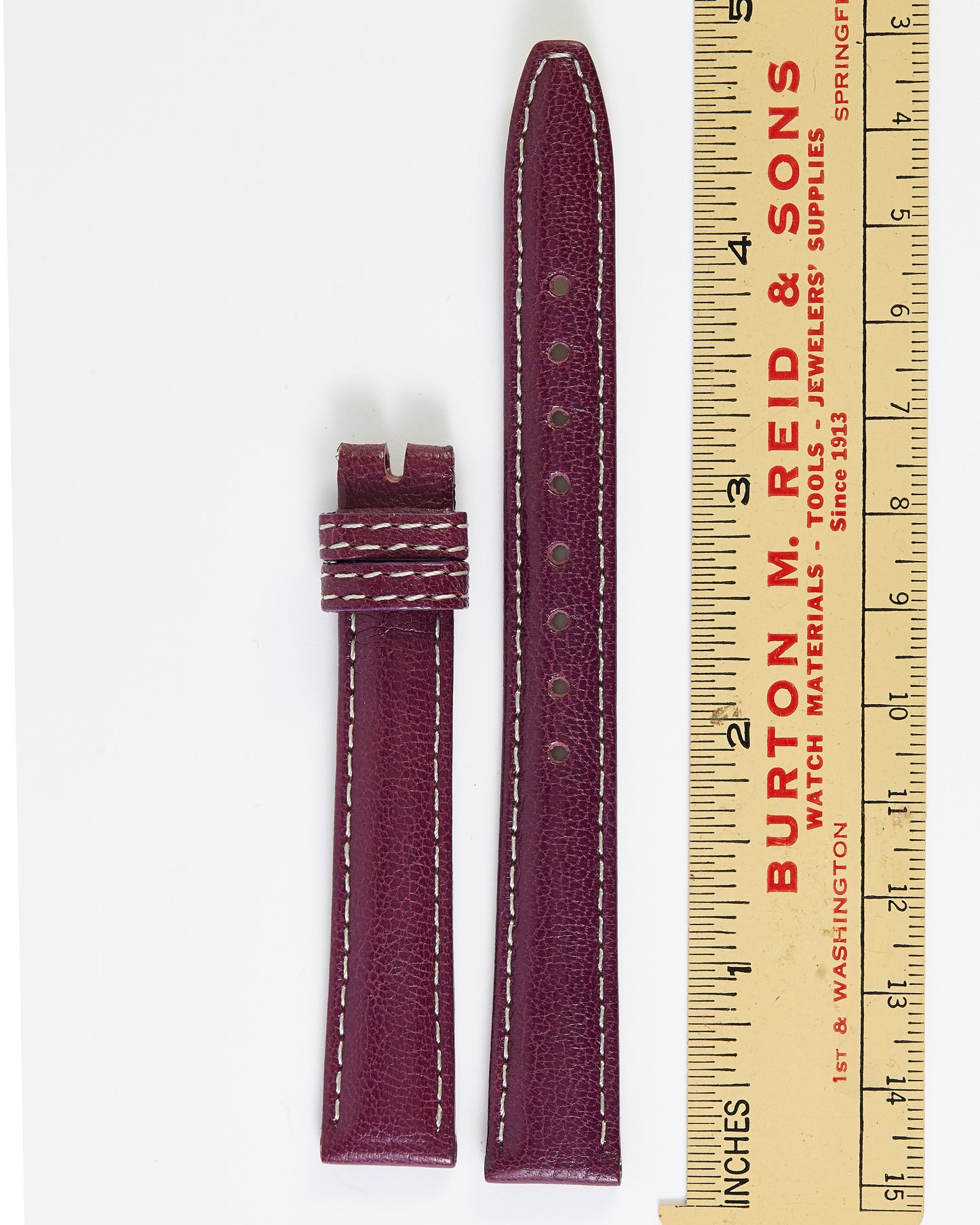 Ecclissi 14mm x 12mm Purple Leather Strap 23520