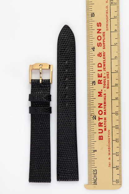 Movado Museum Black Lizard Strap 16mm x 14mm