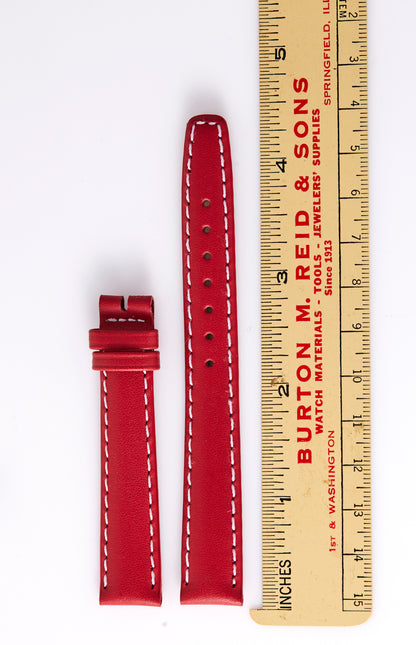 Ecclissi  21770 Red Leather Strap 14mm x 12mm