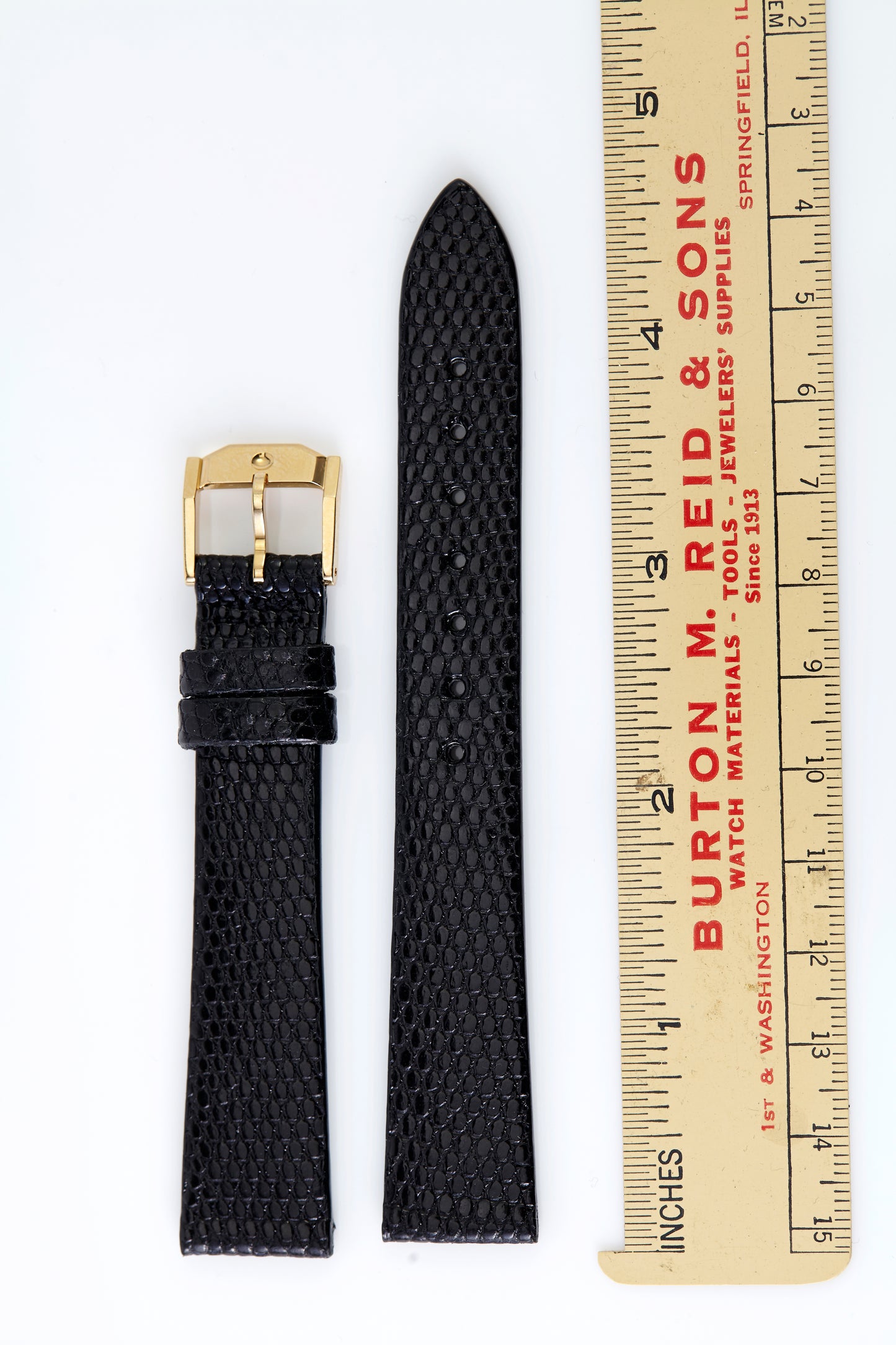 Movado Musuem Black Lizard Strap 17mm x 14mm