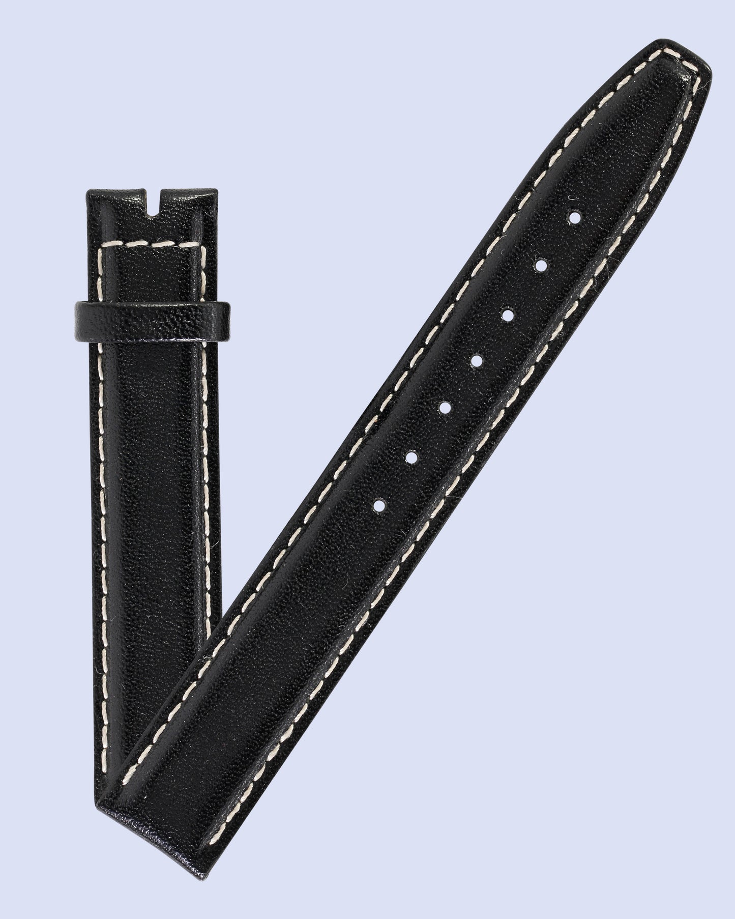 Ecclissi 16mm x 16mm Black Leather Strap 22190 80115