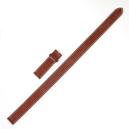 Ecclissi 16mm x 16mm Brown Leather Ladies Double-Wrap Strap 22190 80115