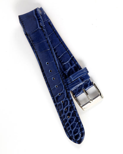 Pandora Imagine Grand C SW1011 Alligator Grain Blue Strap with Buckle 20mm x 18mm