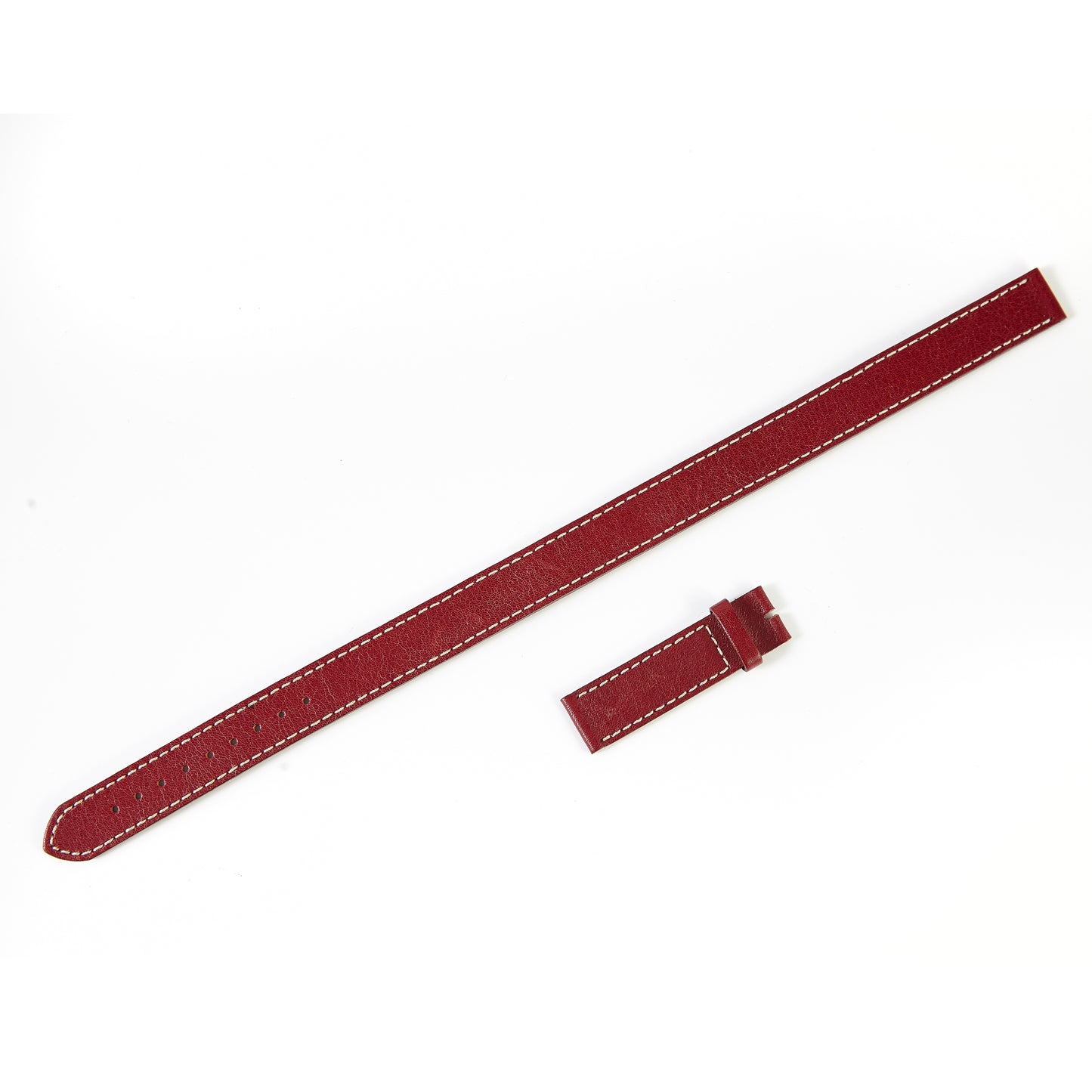 Ecclissi 16mm x 16mm Burgundy Leather Ladies Double-Wrap Strap 22190 80115