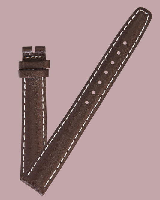 Ecclissi 14mm x 12mm Brown Leather Strap 22492