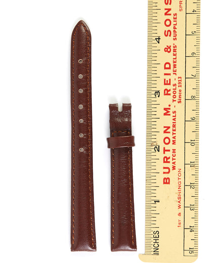 Ecclissi 14mm x 12mm Brown Leather Strap 21770