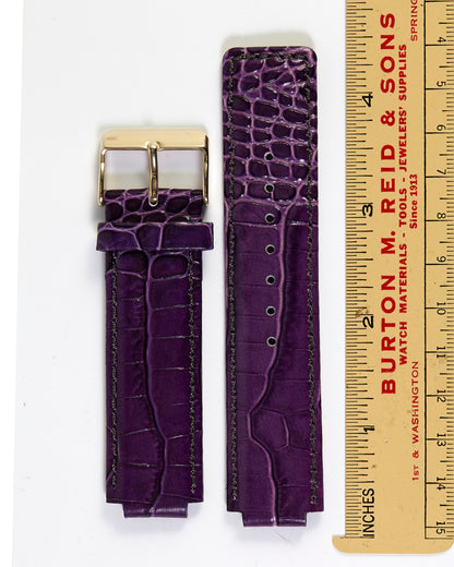 Pandora SW1173 Purple Leather Strap with Buckle 22mm x 22mm Notched to 14mm