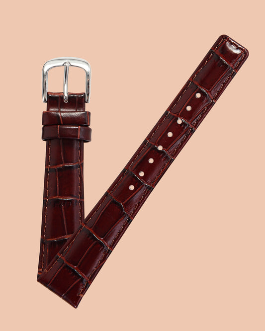 Ecclissi 23970 Brown Leather Strap 18mm x 14mm