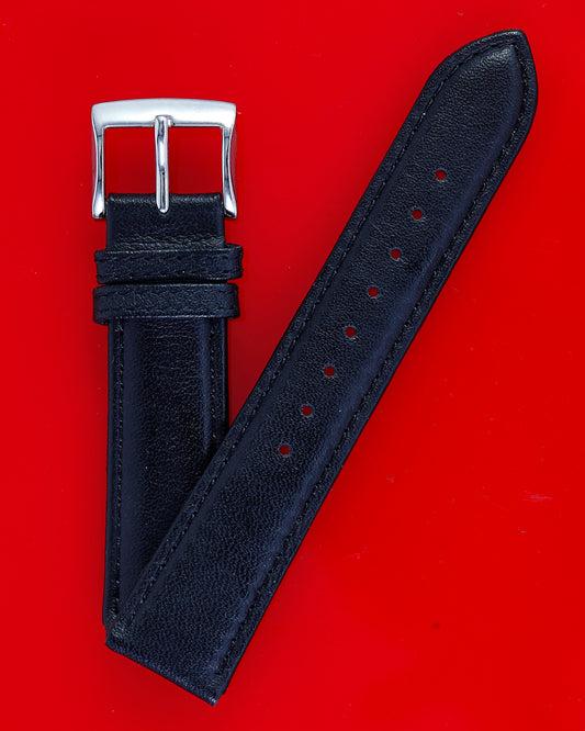 Ecclissi 23155 Black Leather Strap 20mm x 18mm