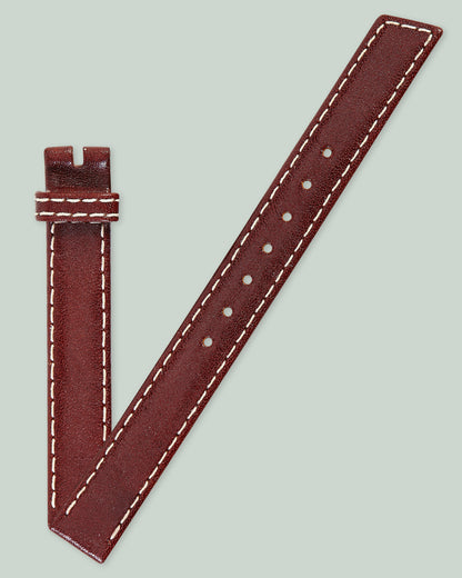 Ecclissi 12mm x 12mm Brown Leather Ladies Strap 22645