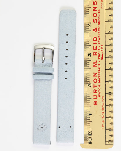 Ecclissi 14mm x 14mm Baby Blue Leather Strap original Buckle 22680 22681 22682