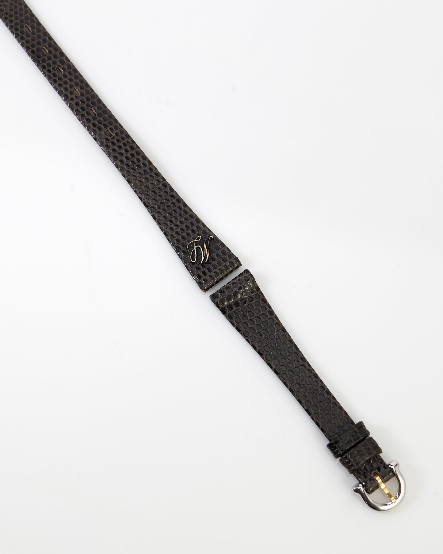 Maurice Lacroix 12mm x 8mm NOS Gray Lizard Strap