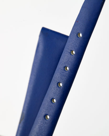 Universal Geneve 13mm x 8mm Vintage Blue Leather Strap