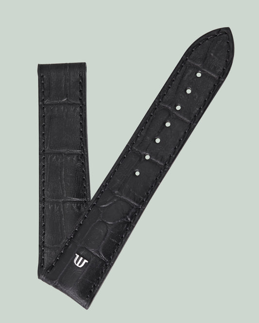 Maurice Lacroix 21mm x 18mm ML800-000183 Pontos Black Leather Strap