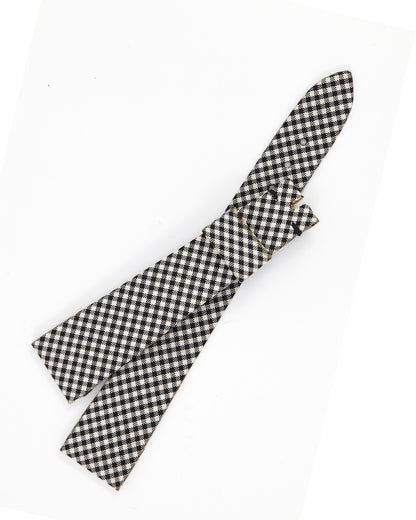 Universal Geneve 18mm x 16mm Vintage Houndstooth Fabric Strap