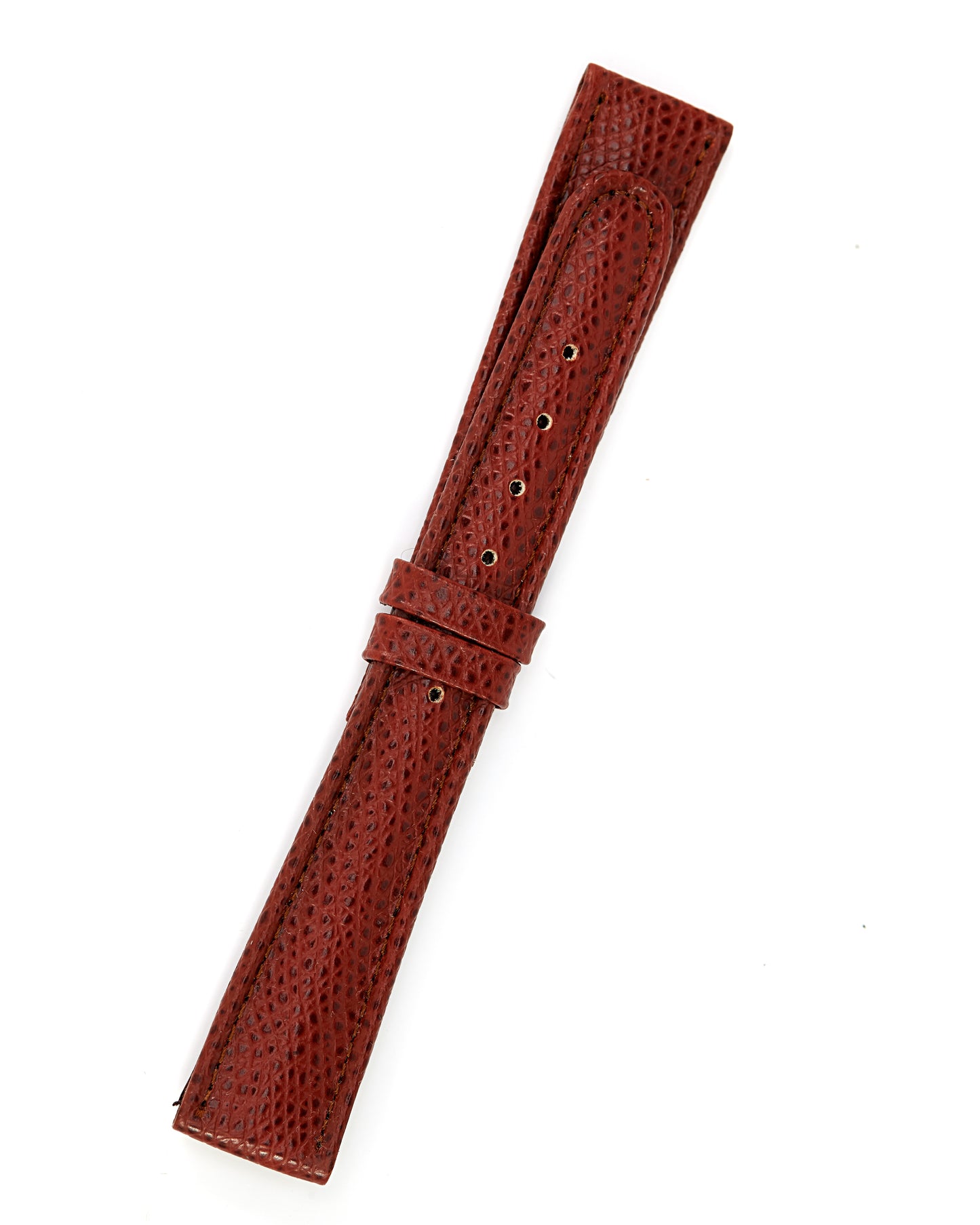 Universal Geneve 18mm x 14mm NOS Chestnut Leather Strap