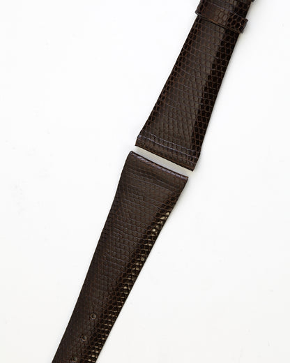 Universal Geneve 22mm x 14mm Vintage Brown Lizard Strap