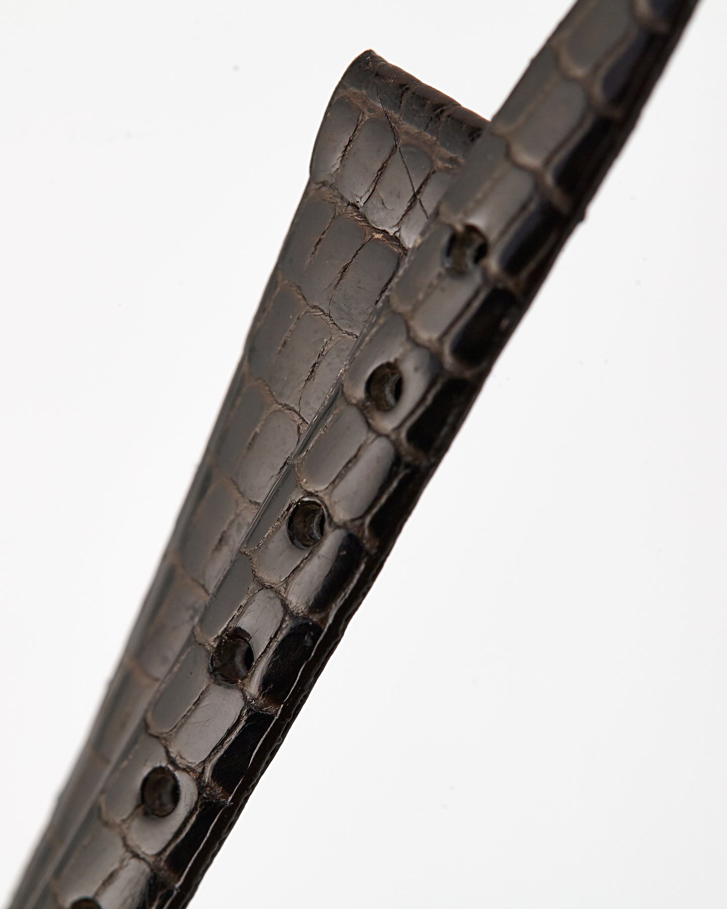 Universal Geneve 9mm x 6mm Vintage Brown Crocodile Strap