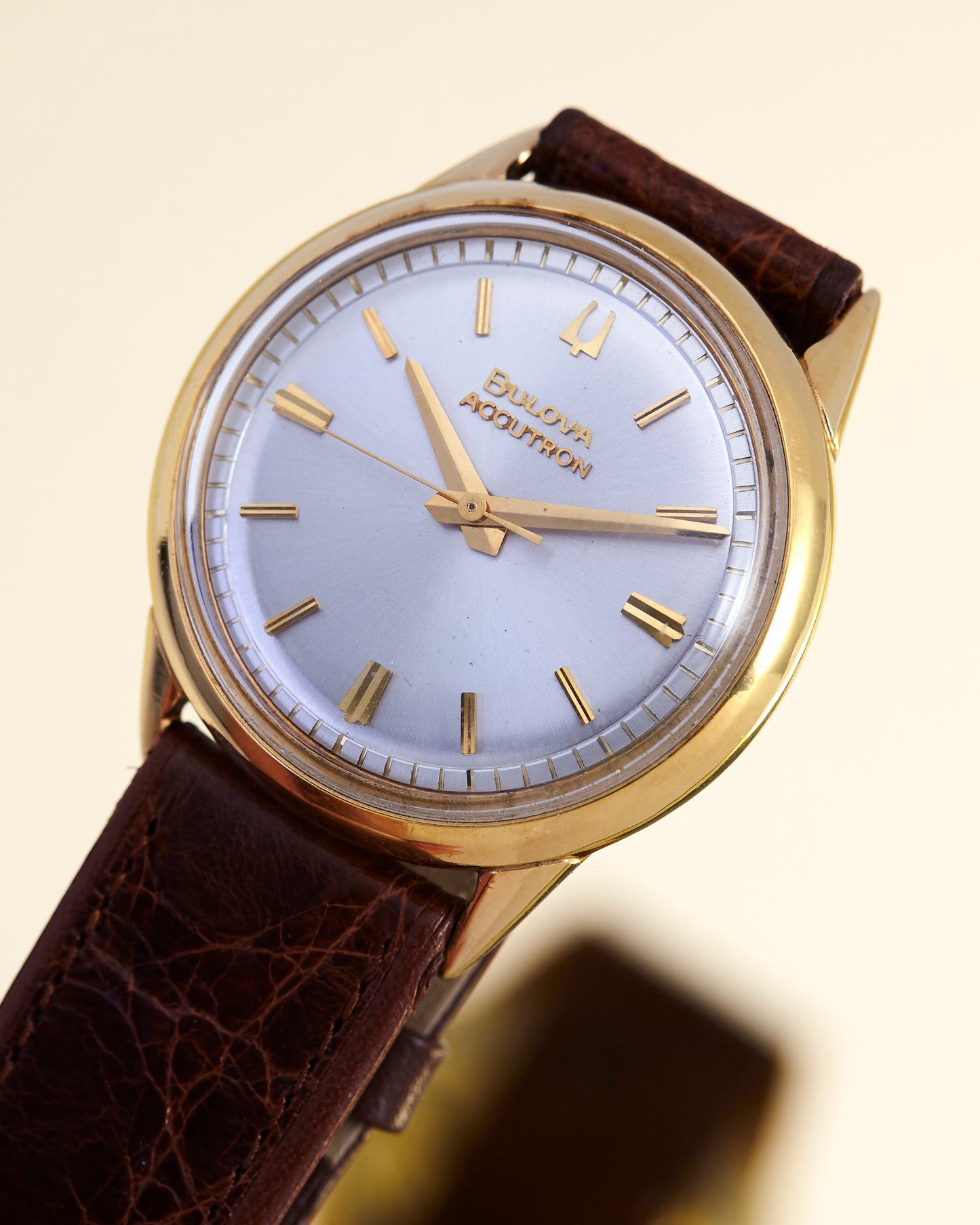 Bulova Accutron Vintage Silver Dial Wristwatch