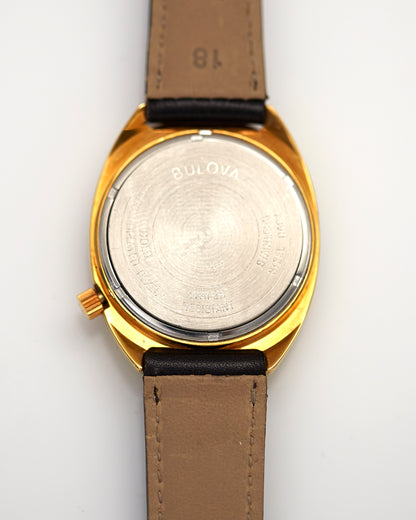 Bulova Accutron Vintage Chocolate Gradated Dial Vintage Tuning Fork Wristwatch
