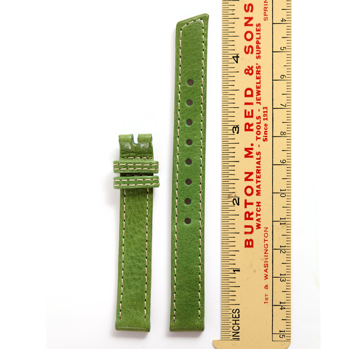 Ecclissi Green Leather Ladies Watch Strap 12mm x 12mm OEM
