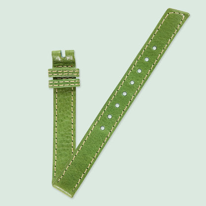 Ecclissi Green Leather Ladies Watch Strap 12mm x 12mm OEM