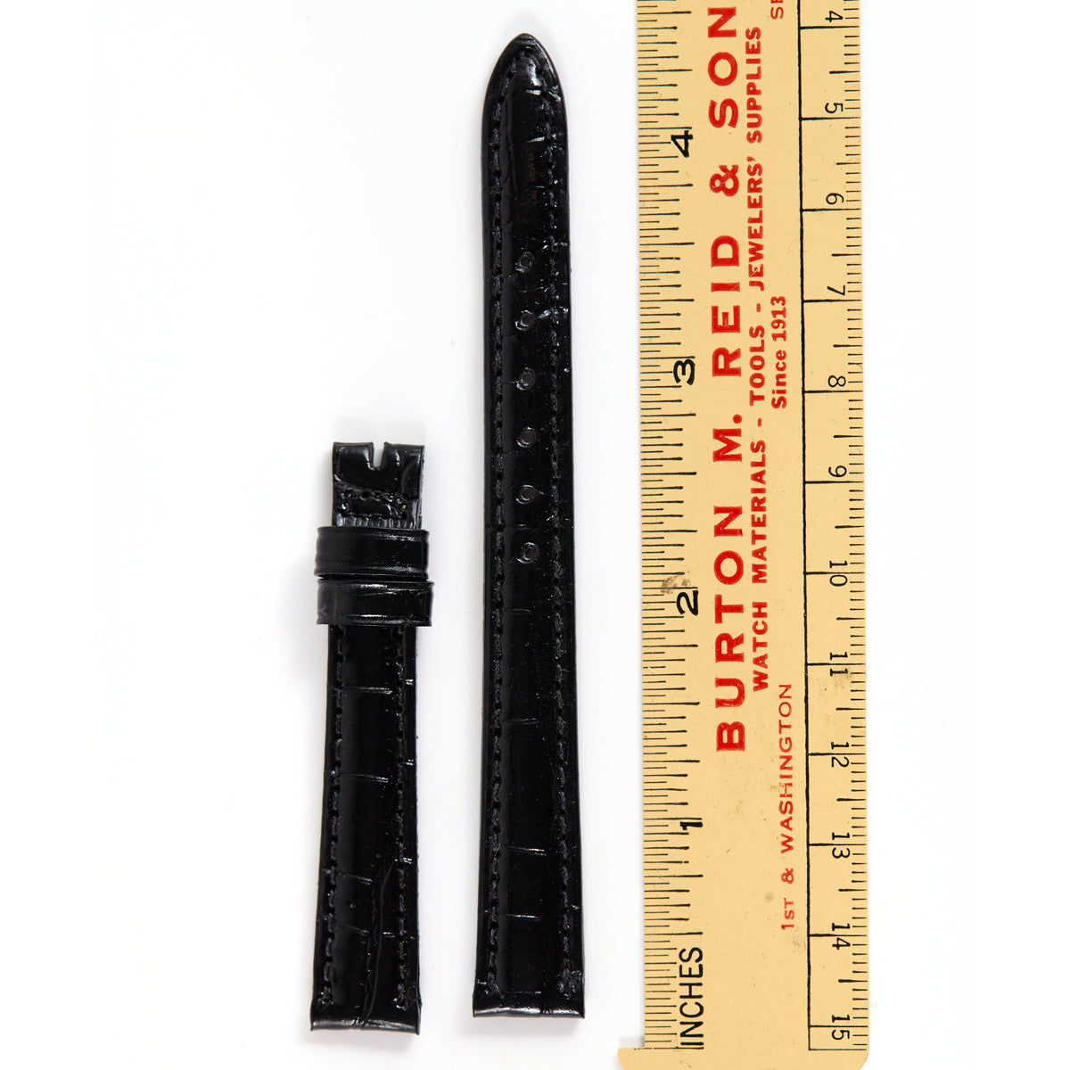 Ecclissi 2070 Ladies Watch Strap 12mm x 10mm Alligator Grain Leather OEM