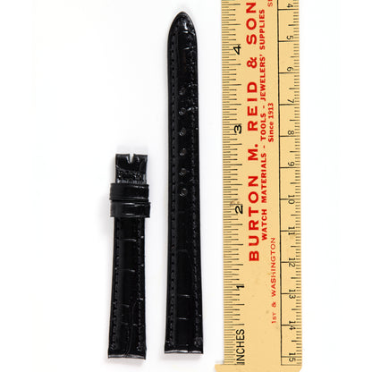 Ecclissi 2070 Ladies Watch Strap 12mm x 10mm Alligator Grain Leather OEM