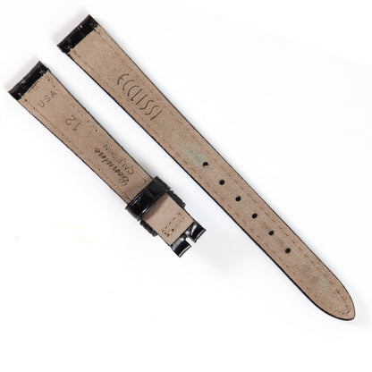 Ecclissi 2070 Ladies Watch Strap 12mm x 10mm Alligator Grain Leather OEM