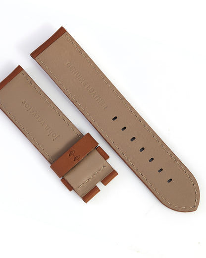 Ernst Benz 22mm x 22mm Chestnut John Varvatos Leather Band