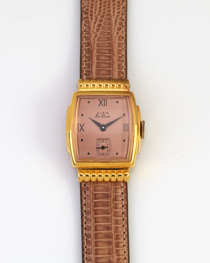 Elgin De Luxe Tonneau Manual Wind Vintage Wristwatch