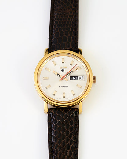 Elgin Automatic Day Date Vintage Wristwatch