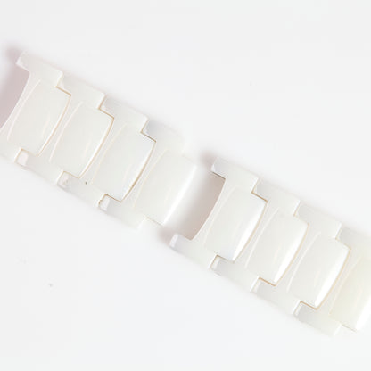 Versace white ceramic bracelet link