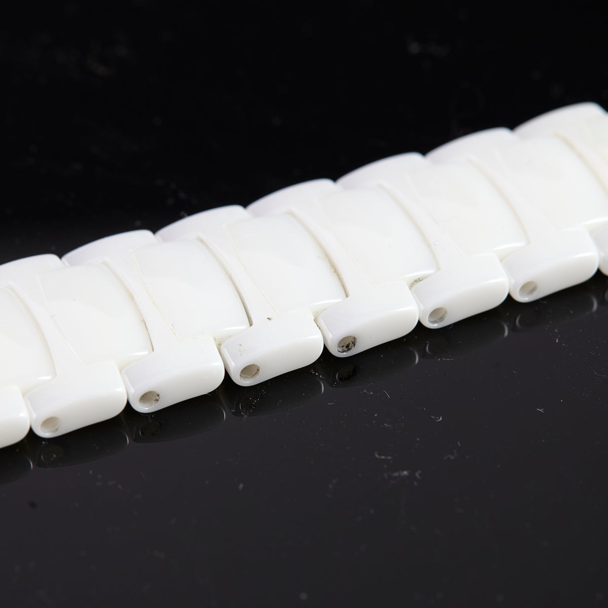 Versace white ceramic bracelet link