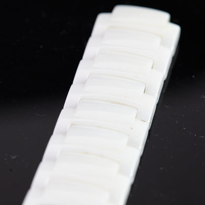 Versace white ceramic bracelet link