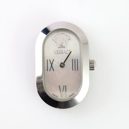 Versace AR0508 Ladies Oval Watch Case Dial Crystal Crown Swiss Made Parts