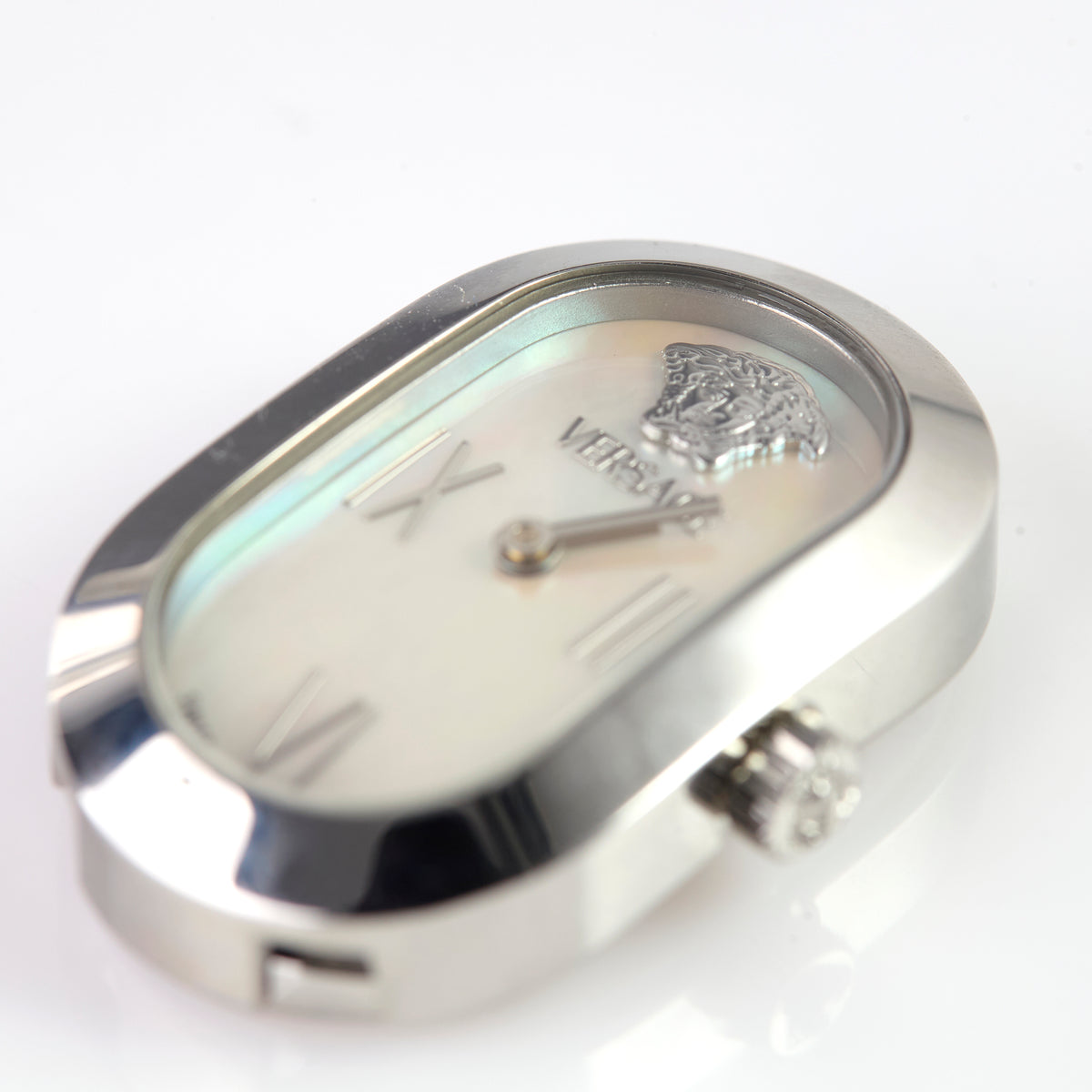 Versace AR0508 Ladies Oval Watch Case Dial Crystal Crown Swiss Made Parts