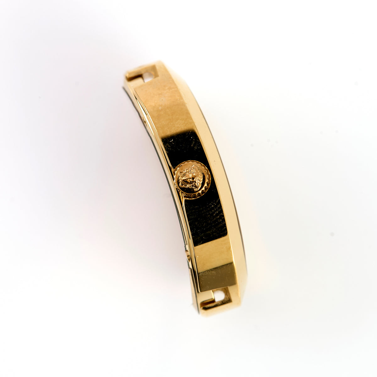 Versace VERB0023 Ladies Gold Tone Oval Watch Case Crystal Crown Caseback