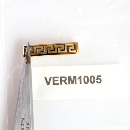 Versace VERM1005 Gold Tone Greek Key Watch Bracelet Link Replacement Part