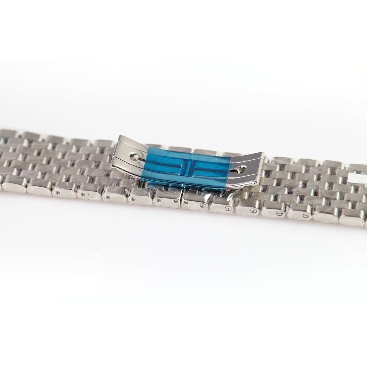 Versace Stainless Steel Watch Bracelet Silver Multi Row Link Band Clasp