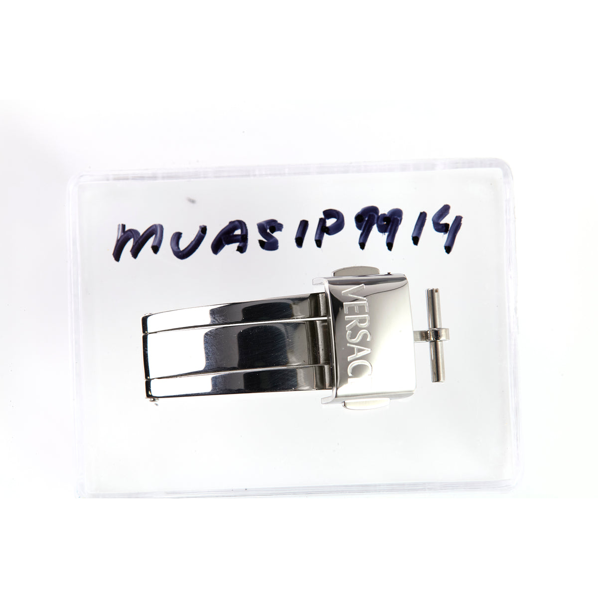 Versace Stainless Steel Watch Deployment Clasp Buckle Silver Replacement