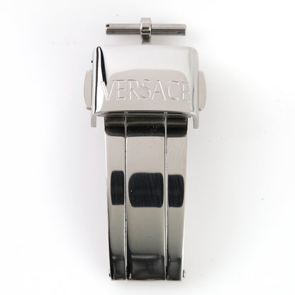 Versace Stainless Steel Watch Deployment Clasp Buckle Silver Replacement