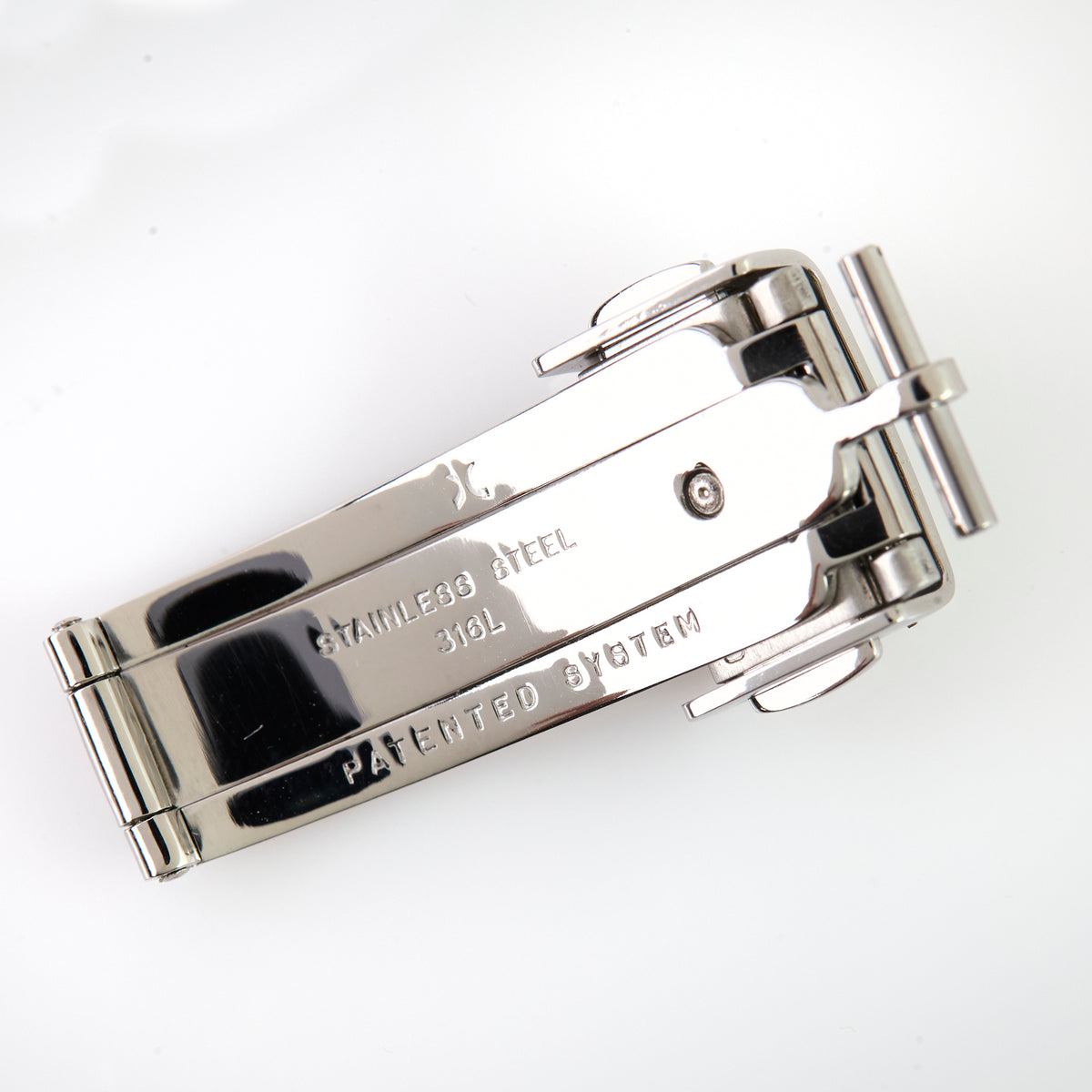 Versace Stainless Steel Watch Deployment Clasp Buckle Silver Replacement