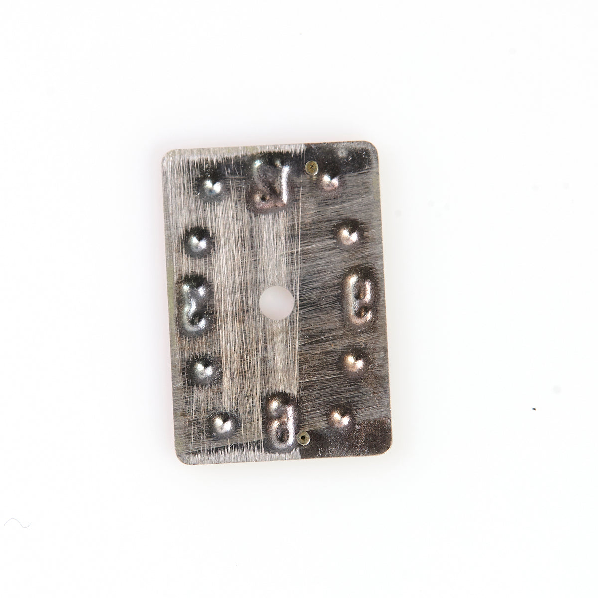 Versace D2ASQ001 Rectangular Watch Dial Silver Swiss Made Replacement Part