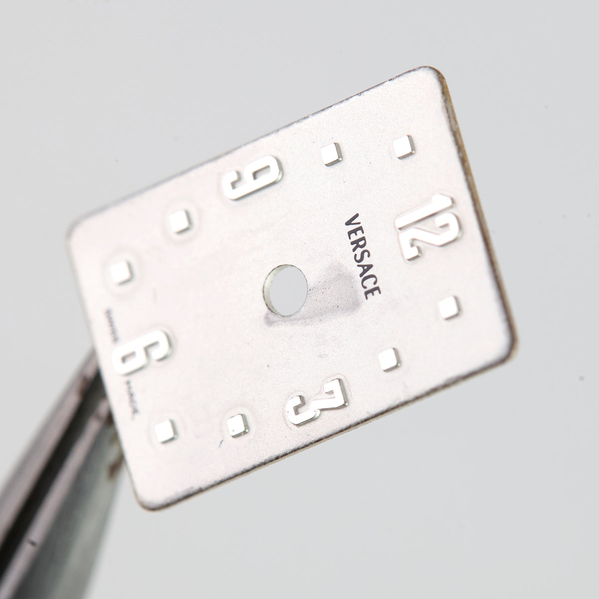 Versace D2ASQ001 Rectangular Watch Dial Silver Swiss Made Replacement Part