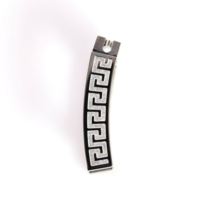 Versace Rectangular Watch Case & Caseback Stainless Steel Greek Key Replacement